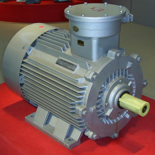 YBE2-160L-4防爆电机45°角实拍